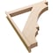 Ekena Millwork 5 1/2-in W x 36-in D x 42-in H Balboa Block Rough Cedar Woodgrain TimberThane Outlooker, Primed Tan OUTUR055X36X42BOA44RCPR - alternate 3
